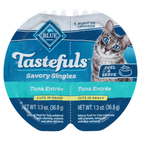 BLUE Tastefuls Savory Singles Cuts in Gravy Tuna Wet Cat Food - 2 ct
