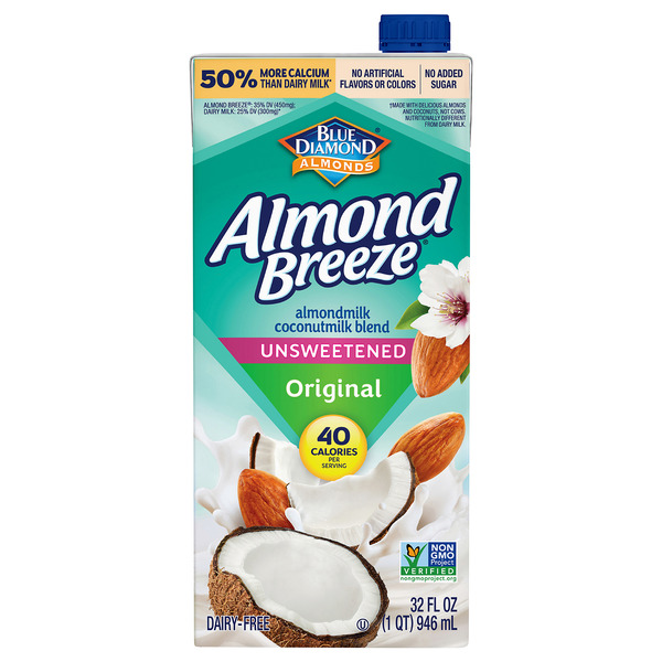 Almond Breeze Original Almond Coconutmilk Unsweetened Shelf Stable