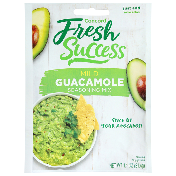 Concord Foods Mild Guacamole Mix Packet