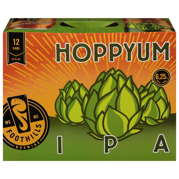 Foothills Brewing Hoppyum IPA Beer - 12 pk