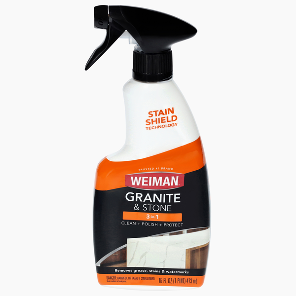 Weiman Granite & Stone 3-in-1 Clean Polish Protect Spray