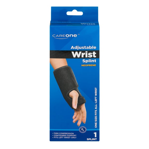 CareOne Adjustable Wrist Splint One Size