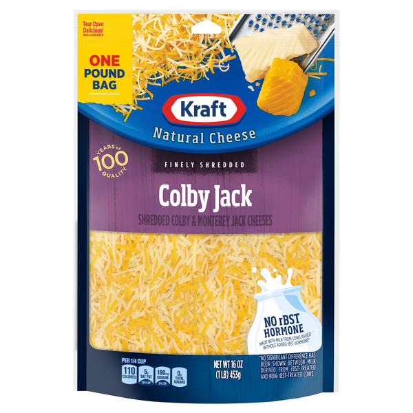 Kraft Finely Shredded Colby Jack Cheese