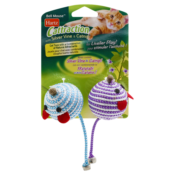 Hartz Cattraction Cat Toys with Silver Vine & Catnip