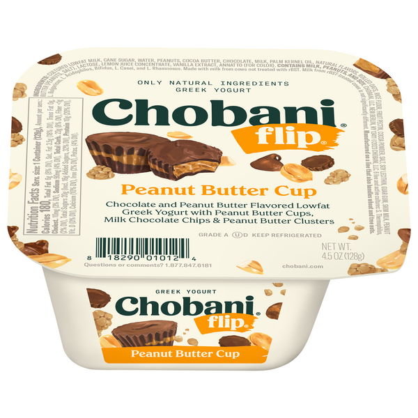 Chobani Flip Low Fat Peanut Butter Cup Greek Yogurt Cup