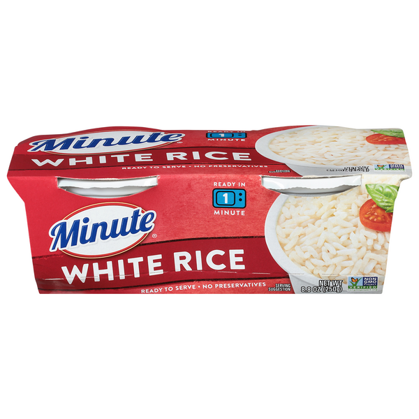 Save on Minute 60 Second White Rice Cups 2 ct Order Online Delivery