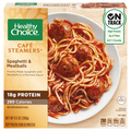 Healthy Choice Cafe Steamers Spaghetti & Meatballs 19g Protein Frozen Meal