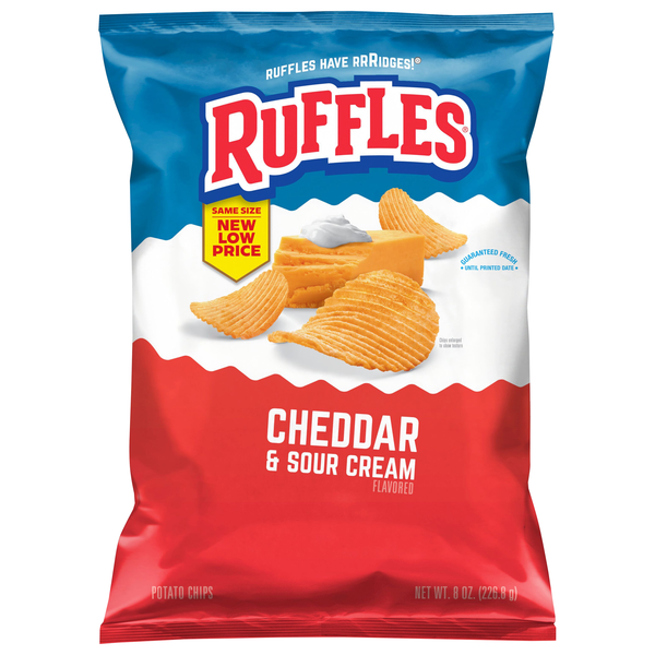Ruffles Cheddar & Sour Cream Potato Chips