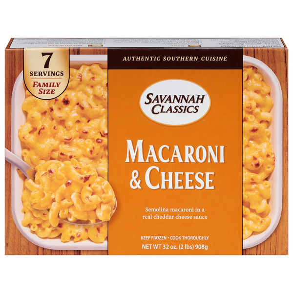 Savannah Classics Macaroni & Cheese Frozen Meal