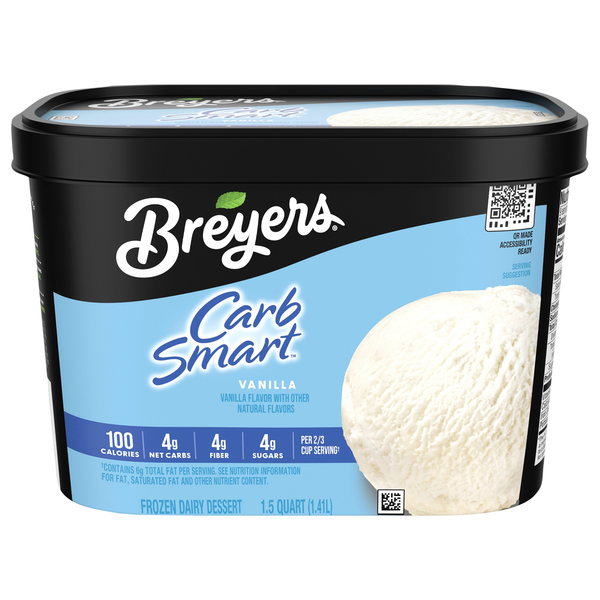 Breyers Carb Smart Vanilla Frozen Dairy Dessert