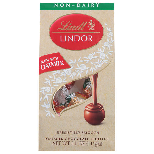 Lindt Lindor Non-Dairy Oatmilk Chocolate Truffles Candy