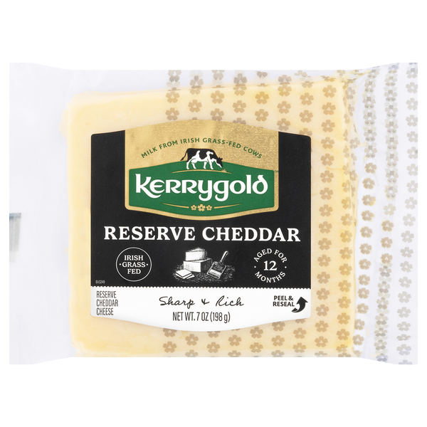Kerrygold Grass-fed Aged Reserve Irish Cheddar Cheese Block