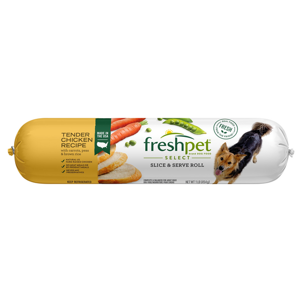 Save on Freshpet Select Refrigerated Dog Food Tender Chicken Slice
