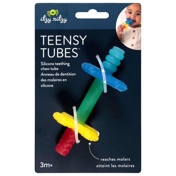 Itzy Ritzy Teensy Tubes Silicone Teething Chew Tube 3m+