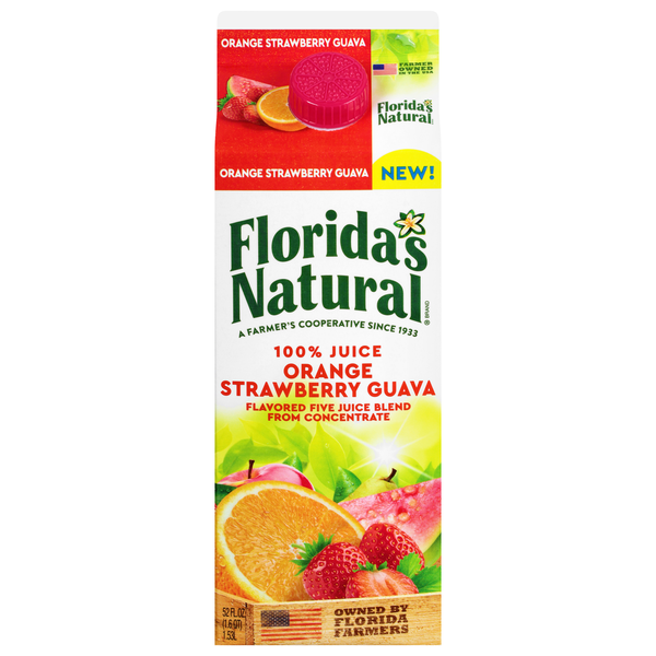Florida's Natural Orange Strawberry Guava Juice