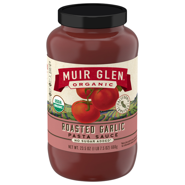 Muir Glen Organic No Sugar Added Roasted Garlic Pasta Sauce