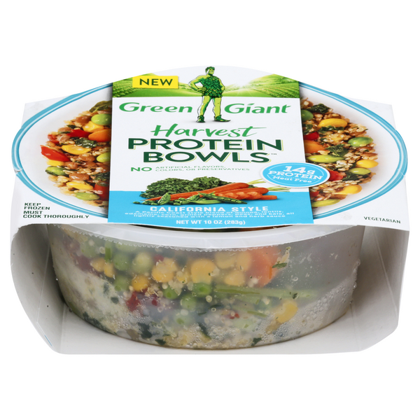Save on Green Giant Harvest Protein Bowls California Style Meat Free
