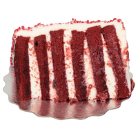 Food Lion Bakery Decorated Red Velvet Cake Slice