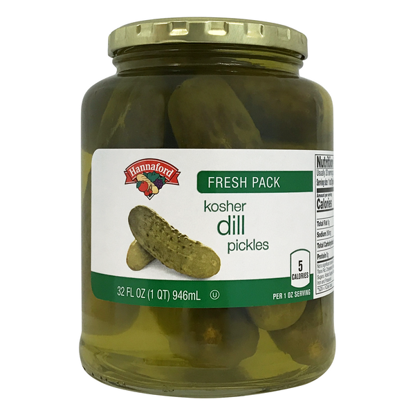 Hannaford Kosher Dill Pickles Fresh Pack