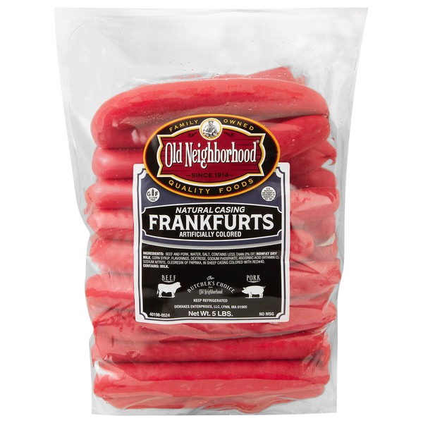 Old Neighborhood Natural Casing Frankfurts