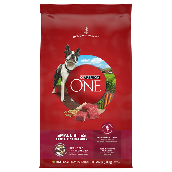 Purina ONE Natural Small Bites Beef & Rice Adult Dry Dog Food