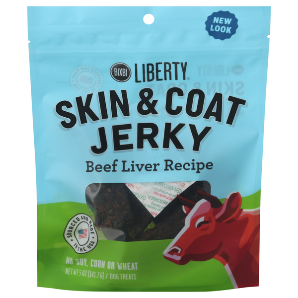 Save on Liberty Skin & Coat Jerky Dog Treats Beef Liver Recipe Order