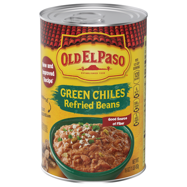 Old El Paso Green Chiles Refried Beans