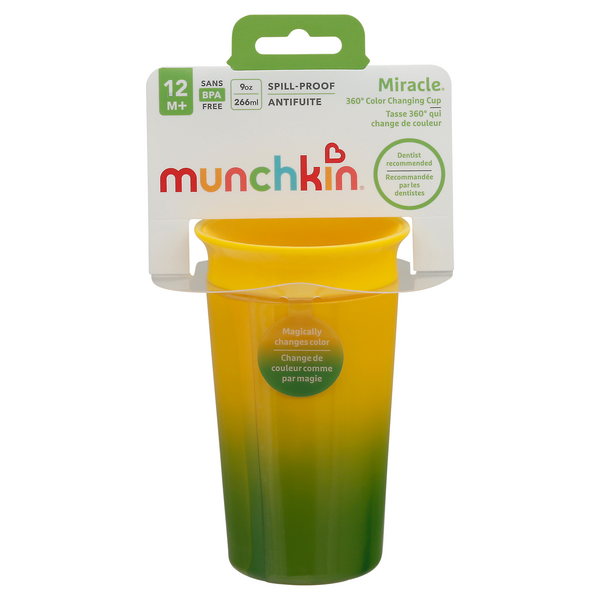 Save on Munchkin Miracle Cup Color Changing 360 Degree Spill Proof BPA