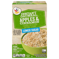 Stop & Shop Lower Sugar Apples & Cinnamon Instant Oatmeal - 10 ct