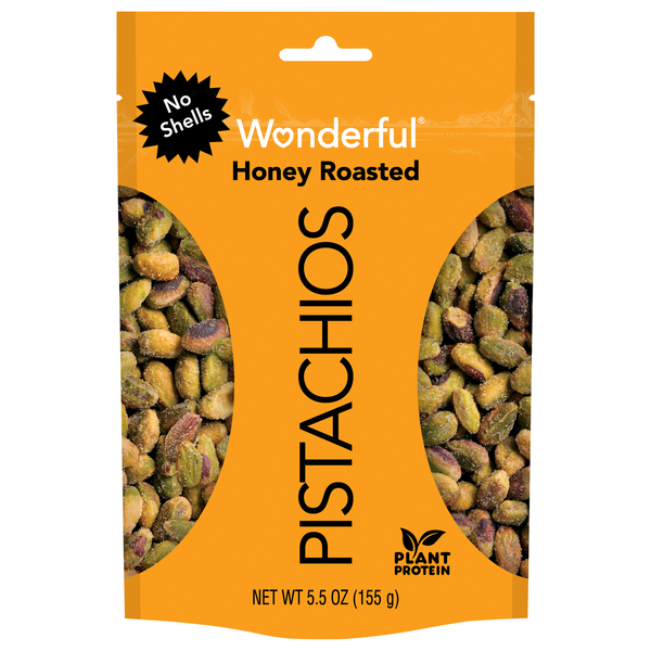 Wonderful Honey Roasted Pistachios No Shells