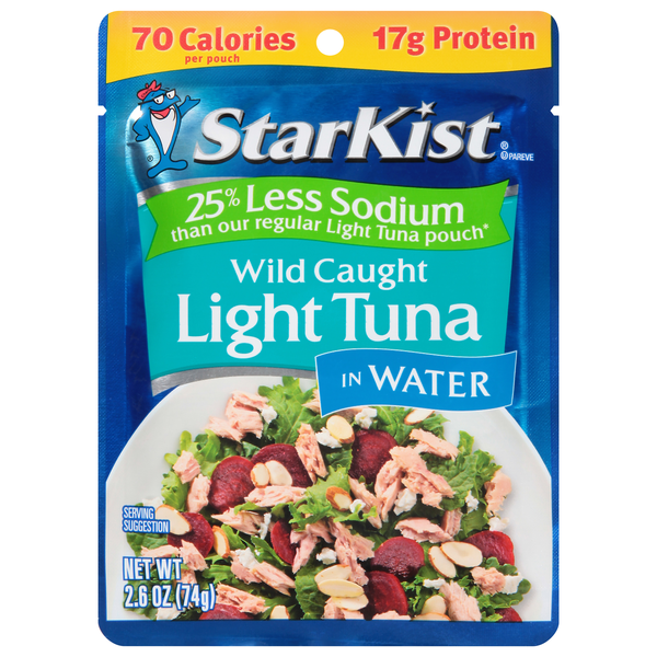 StarKist Less Sodium Wild Caught Light Tuna in Water