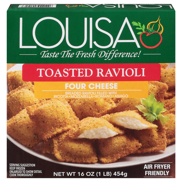 Louisa Four Cheese Toasted Ravioli Frozen