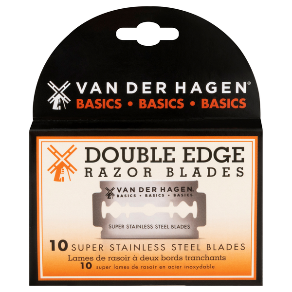 Van Der Hagen Razor Blades Double Edge Stainless Steel