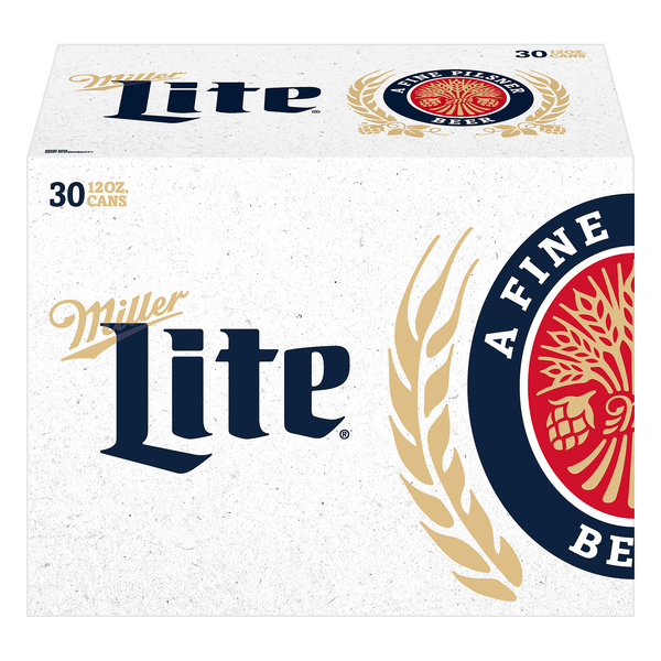 Miller Lite Pilsner Beer - 30 pk