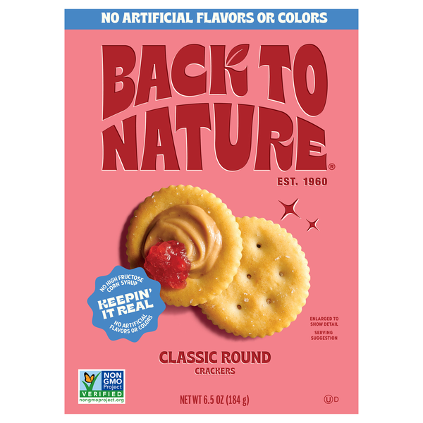 Back to Nature Classic Round Crackers