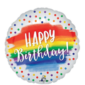 Happy Birthday Dots Helium-Filled Balloon
