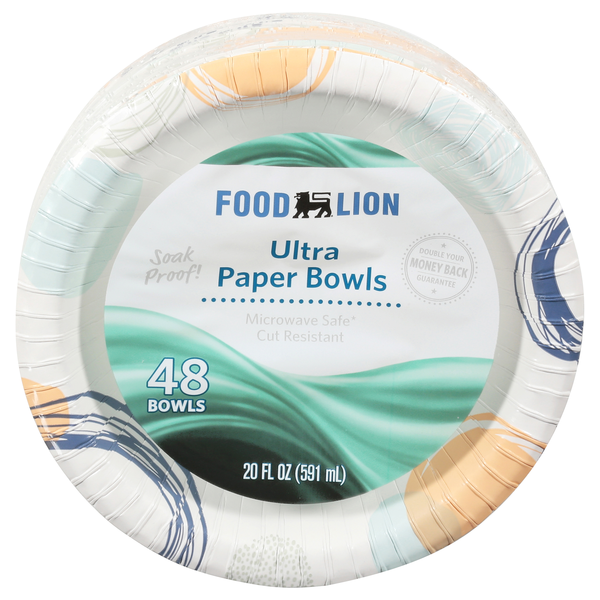 Food Lion Ultra Paper Bowls 20 oz