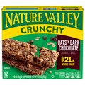 Nature Valley Oats 'n Dark Chocolate Crunchy Granola Bars - 12 ct