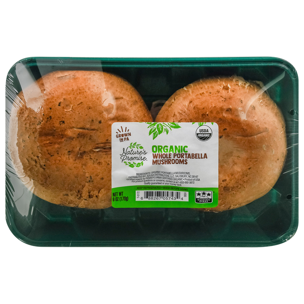 Nature's Promise Organic Whole Portabella Mushrooms