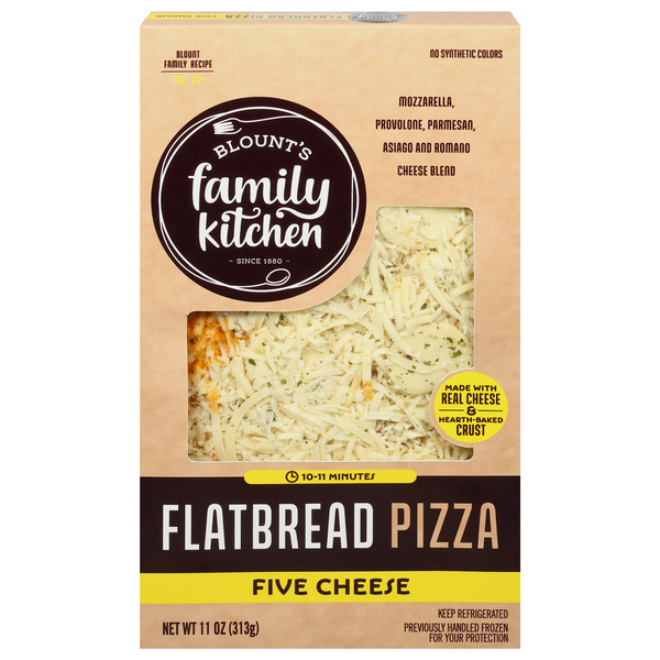 Blount's Family Kitchen Five Cheese Flatbread Pizza