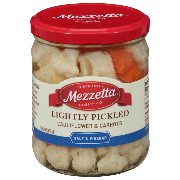 Mezzetta Salt & Vinegar Lightly Pickled Cauliflower & Carrots