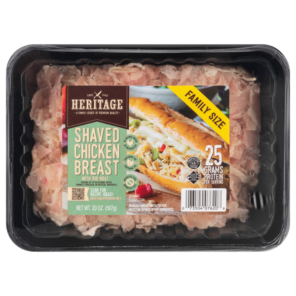 Heritage Shaved Chicken Breast Family Size