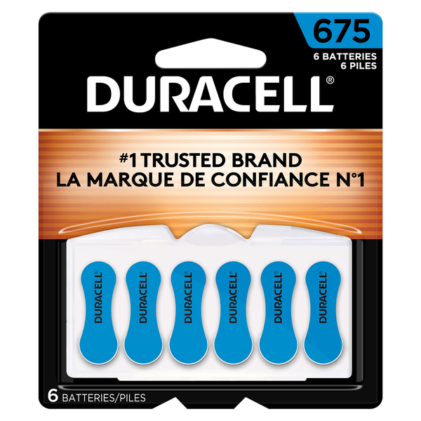 Duracell Hearing Aid Batteries 675