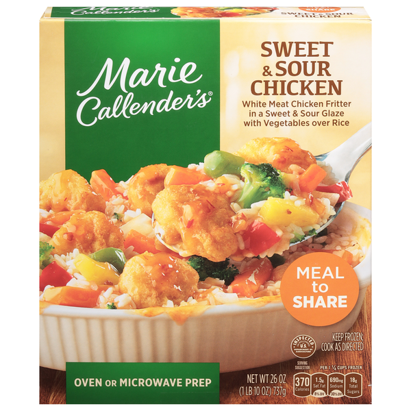 Marie Callender's Sweet & Sour Chicken Frozen Meal To Share