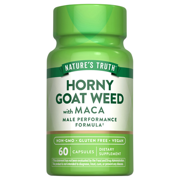 Nature's Truth Horny Goat Weed with MACA Capsules