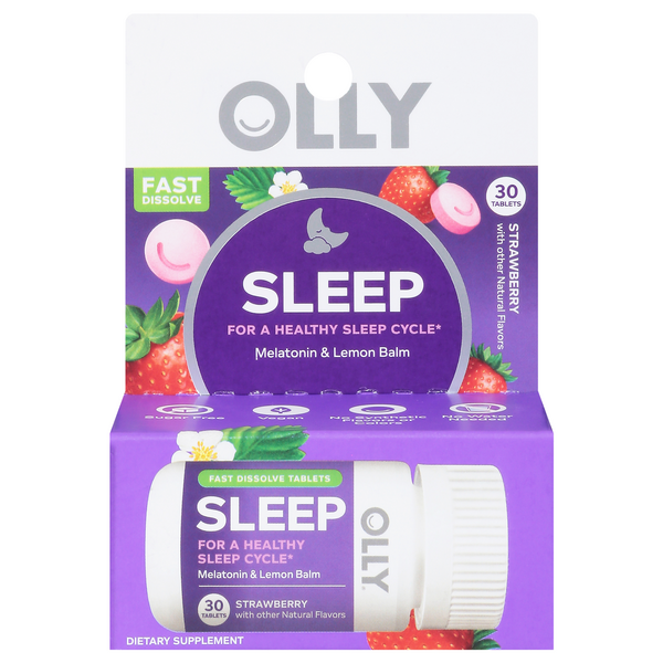Save on Olly Sleep Fast Dissolve Tablets Strawberry Order Online