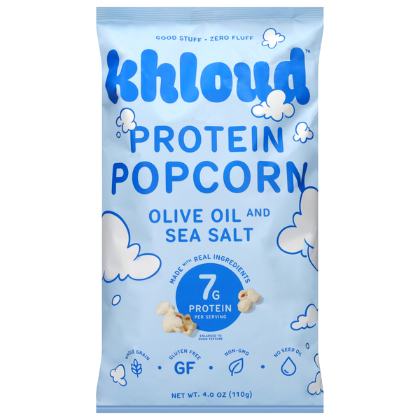 Khloud Olive Oil & Sea Salt Protein Popcorn