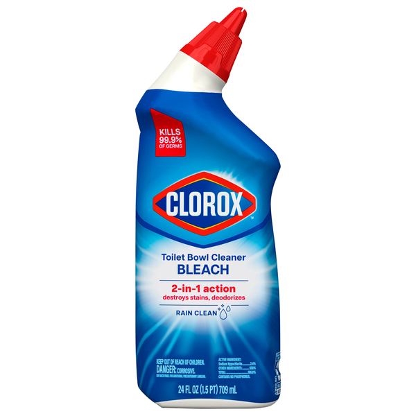 Clorox Rain Clean Bleach Toilet Bowl Cleaner