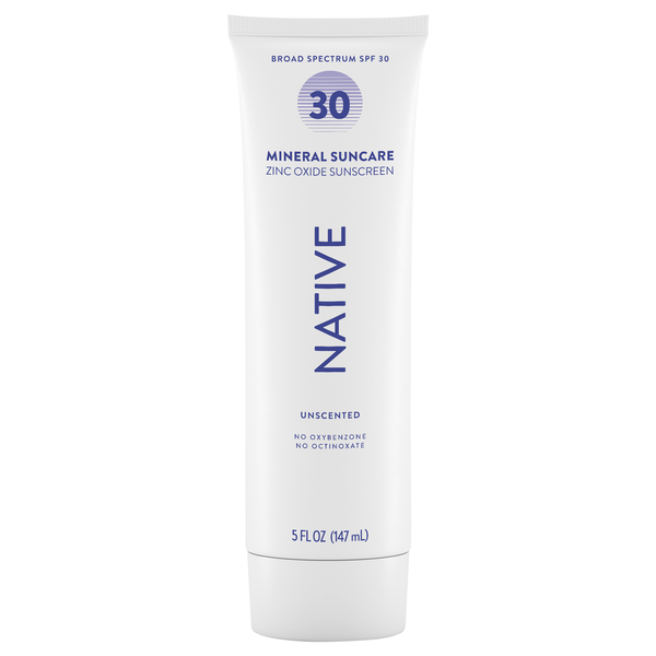 Native Mineral Sunscreen Unscented SPF 30