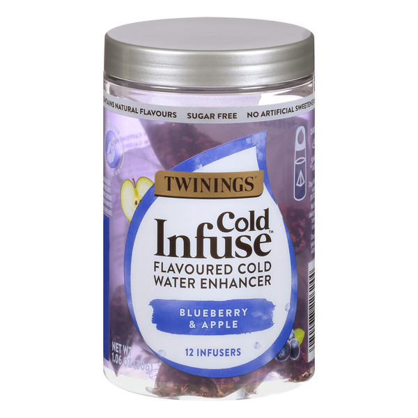 Save on Twinings Cold Infuse Water Enhancer Blueberry Apple